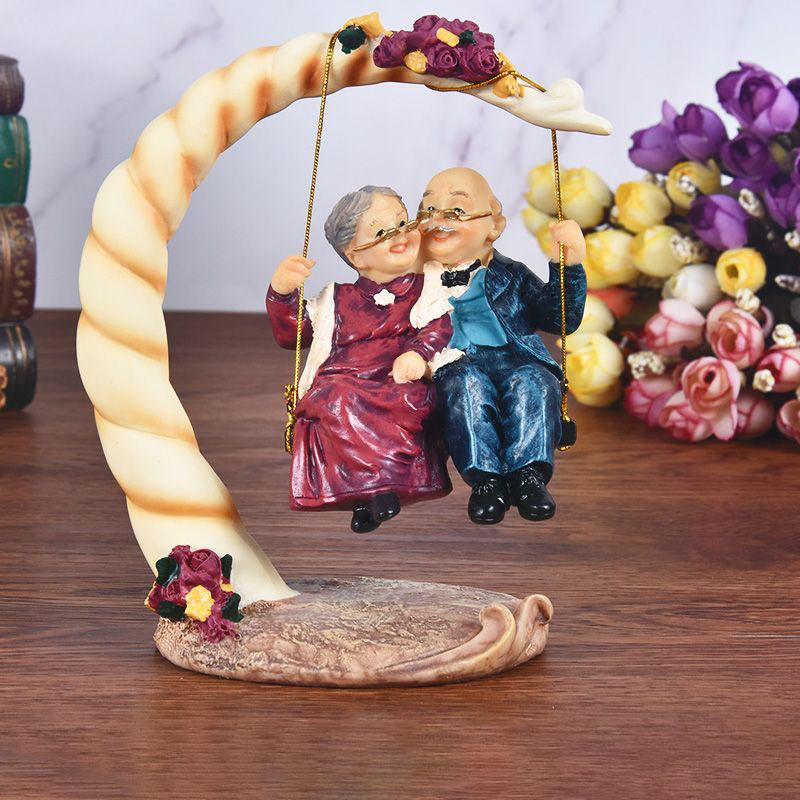 Resin Art Wedding Gift - รูปปั้นเรซิ่นคู่รักแบบจีนโบราณ ของตกแต่ง ของขวัญวันครบรอบแต่งงาน ของตกแต่งบ้าน ห้องนอน ของประดับตกแต่งโต๊ะทำงาน