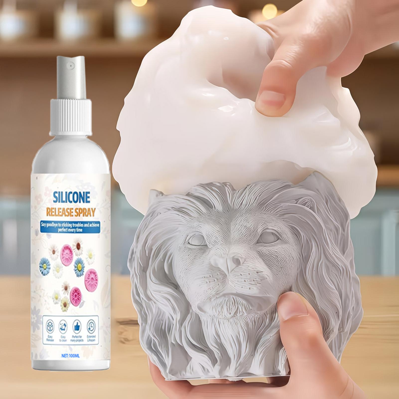 Release Spray Silicone - สเปรย์ทำแม่พิมพ์ DIY 100 มล. น้ำยาช่วยถอดแม่พิมพ์ น้ำยาหลุดติดแม่พิมพ์
