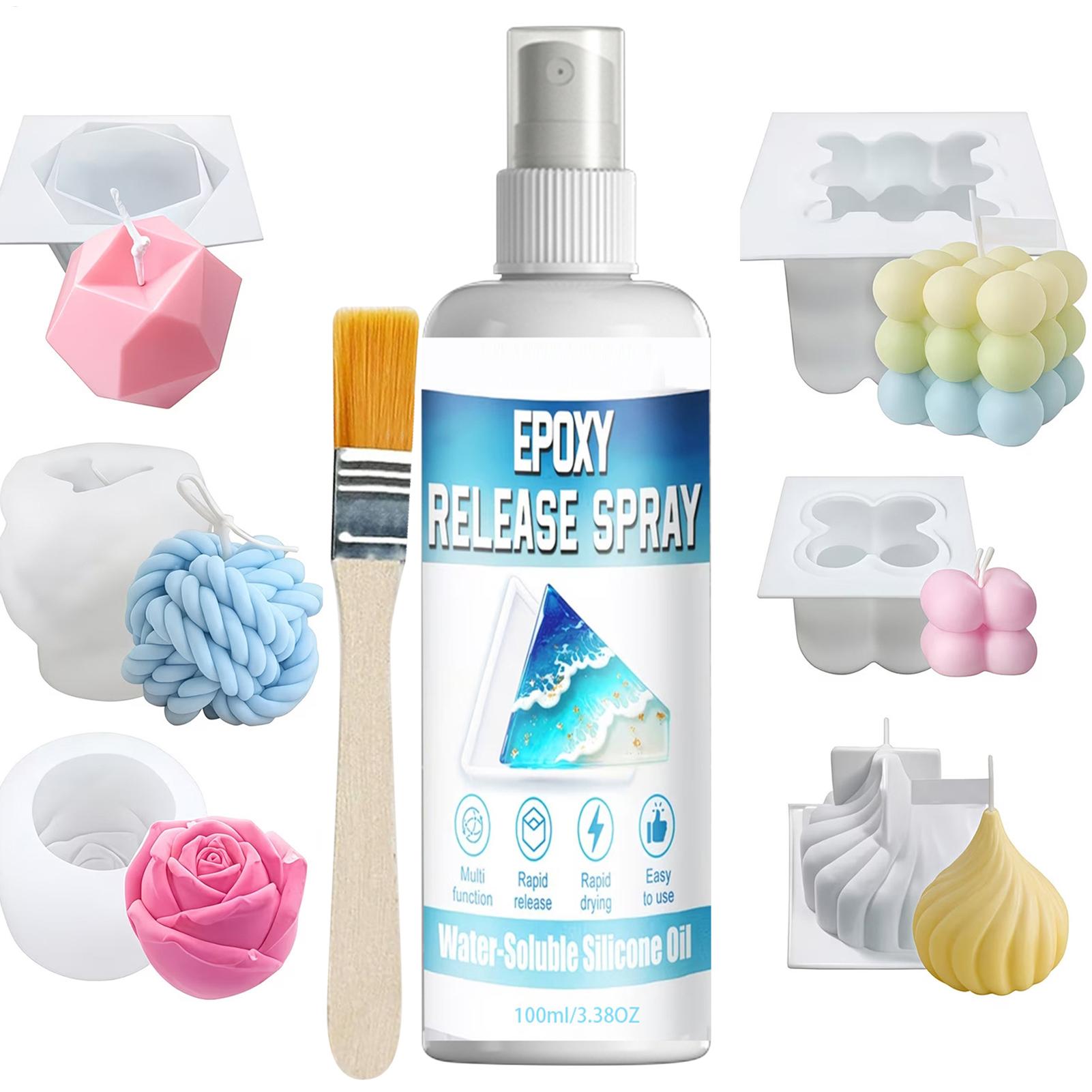 Release Spray Silicone - สเปรย์หล่อลื่นแม่พิมพ์ซิลิโคน 100 มล. สารหล่อลื่นสำหรับถอดแม่พิมพ์ ใช้สำหรับทำเทียน สบู่