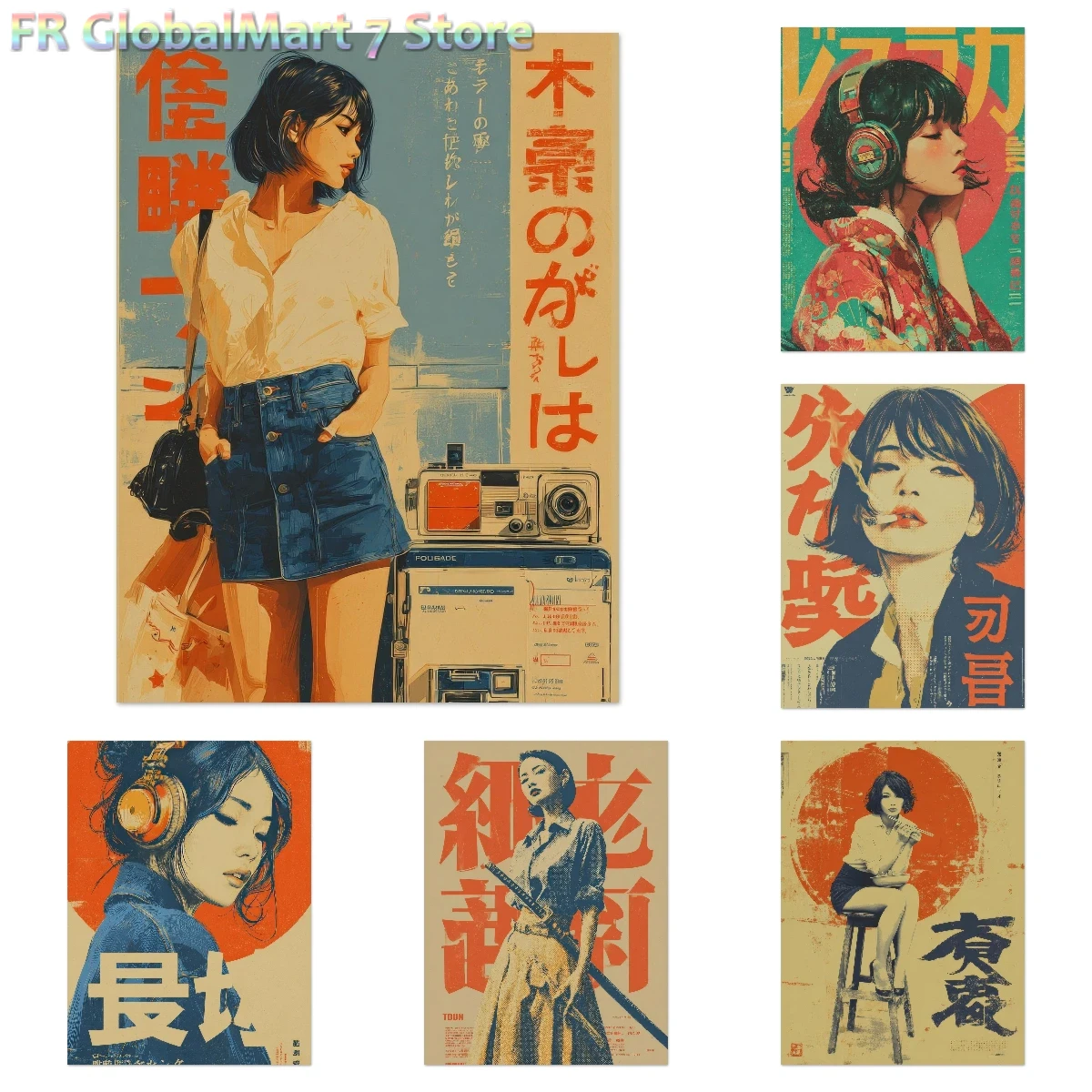 โปสเตอร์ภาพวาดเพชร สาวญี่ปุ่นฤ - Resin Art Wallpaper บทวิจารณ์และราคา