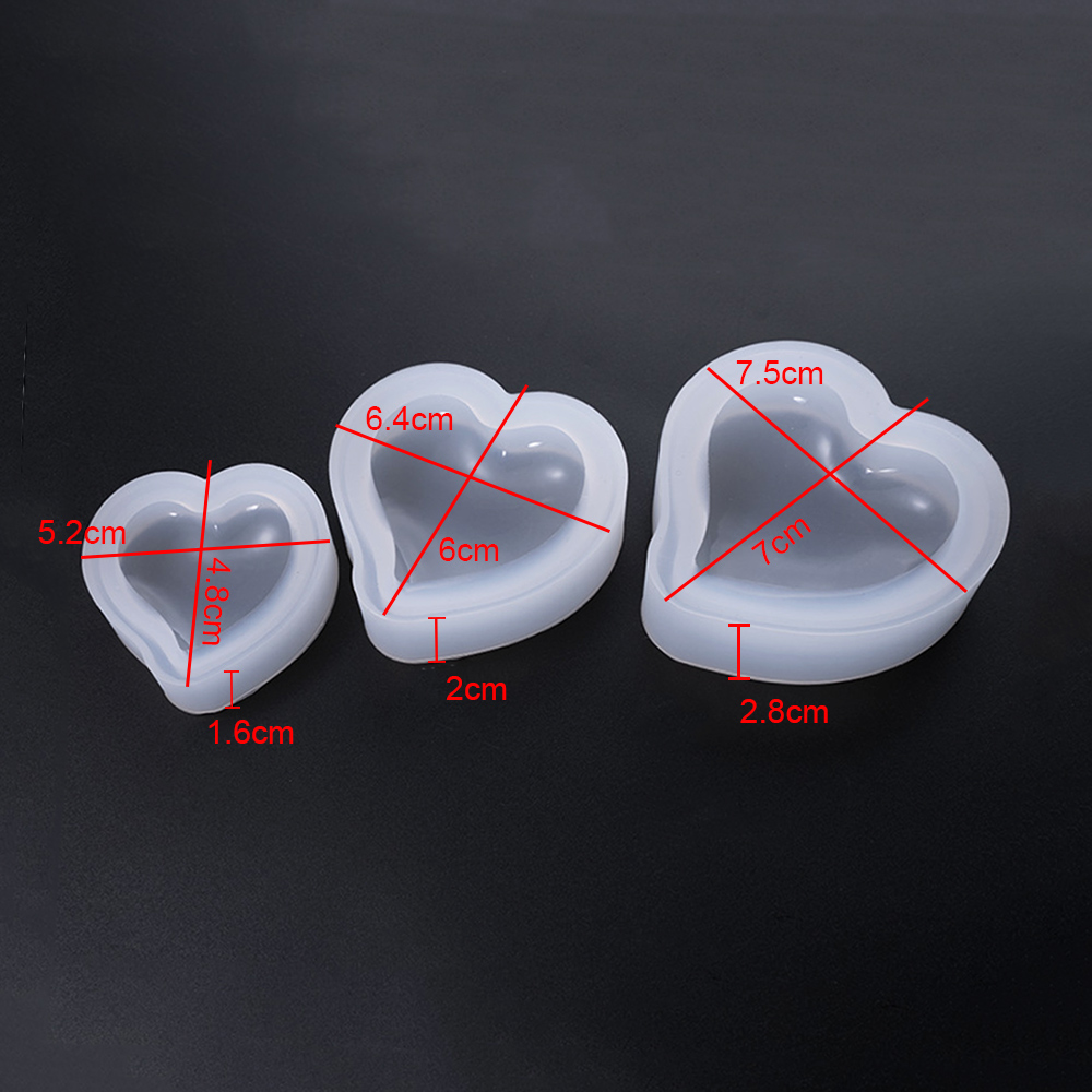 แม่พิมพ์ซิลิโคนรูปหัวใจ 3 มิติ - Resin Art Alphabet บทวิจารณ์และราคา