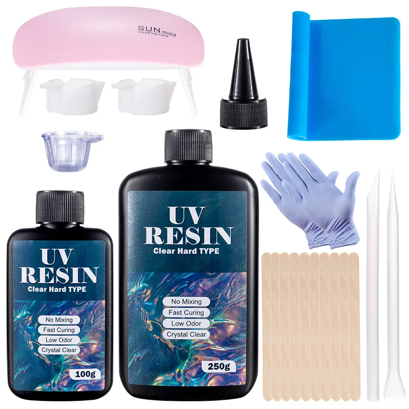 Hard UV เรซิ่นกาวชุด Fast Curi - Resin Art Equipment บทวิจารณ์และราคา