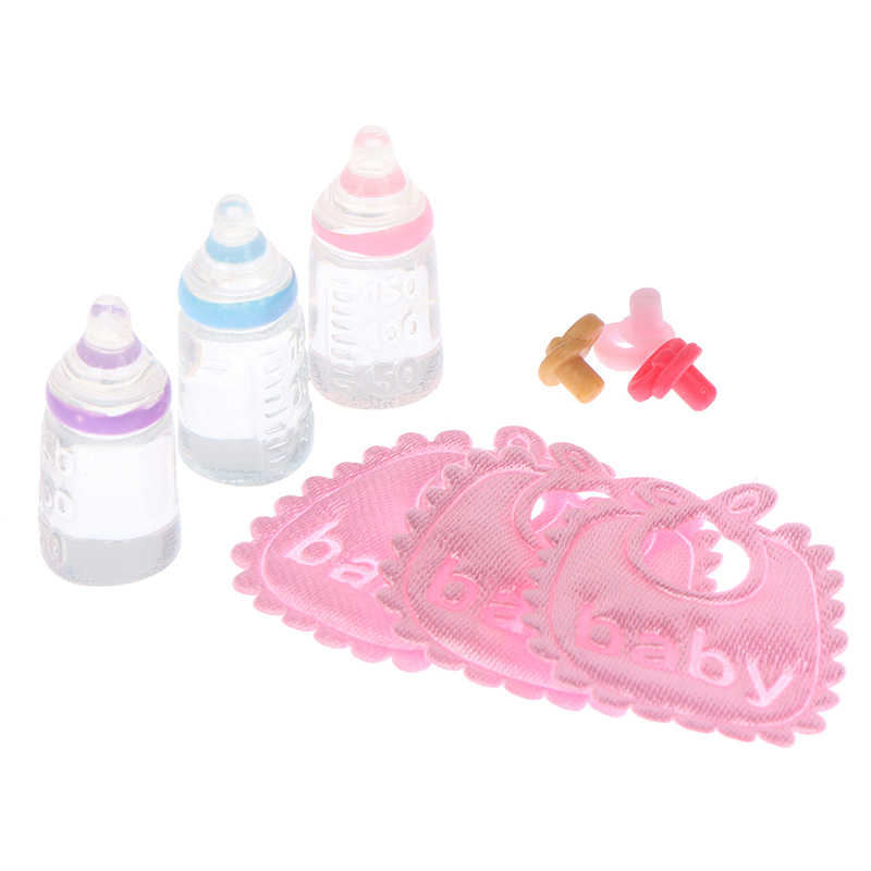 3ชิ้นบ้านตุ๊กตา1:12ขวดนมขนาดเล - Resin Art Baby บทวิจารณ์และราคา