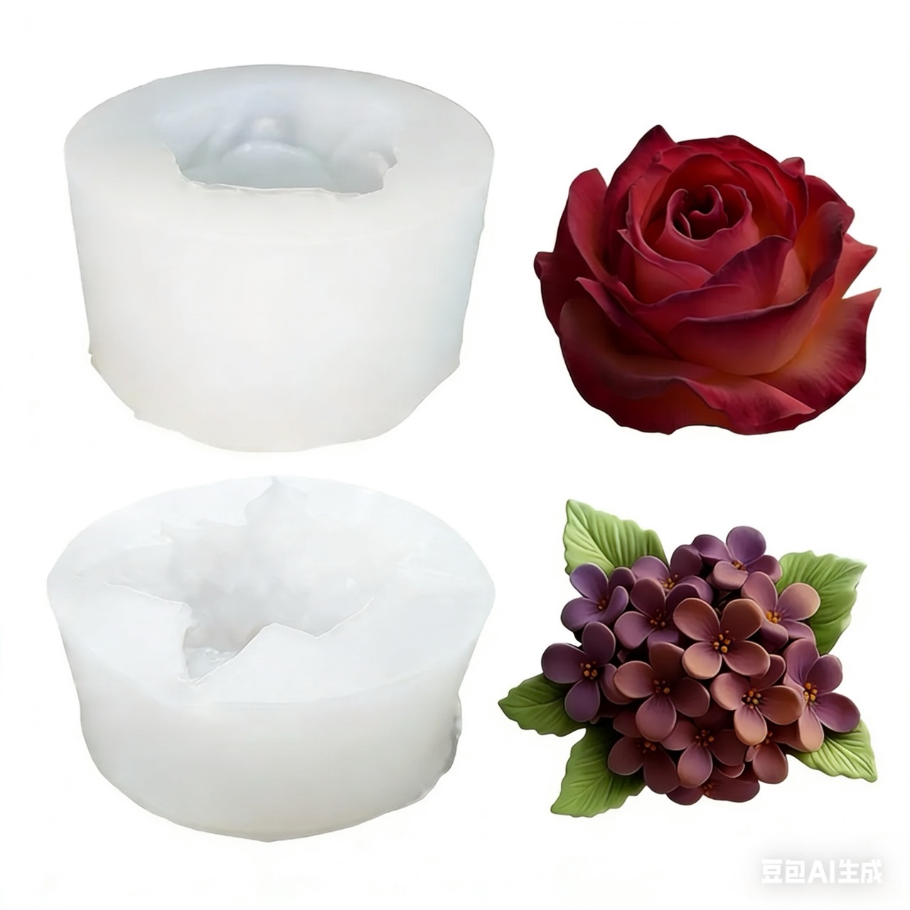 ชุดแม่พิมพ์ซิลิโคนรูปดอกกุหลาบ - Resin Art Rose บทวิจารณ์และราคา